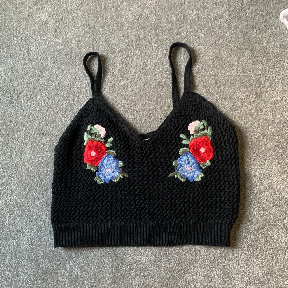 American Eagle knit crop top